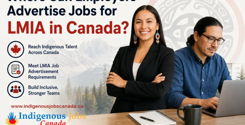 Where can employers advertise jobs for LMIA in Canada